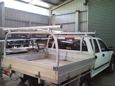 aluminium ladder rack